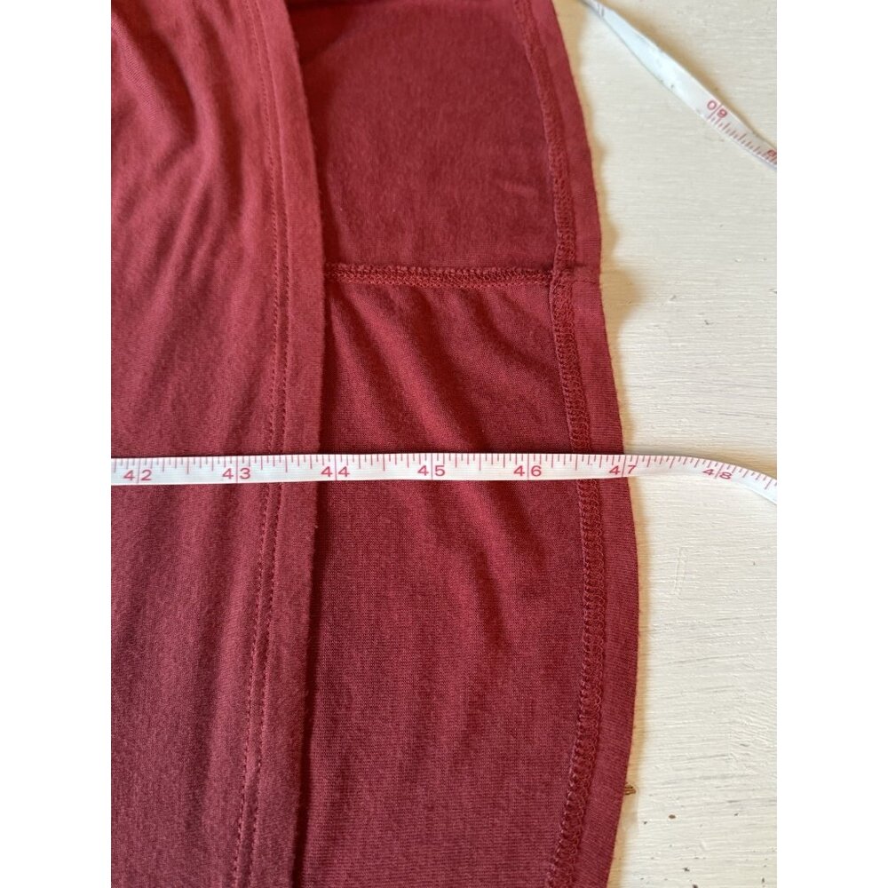 Daily Ritual Maroon Red Midi Sleeveless Dress Women’s XXL V-Neck Soft Stretch - Picture 5 of 14